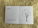 Heart Balloons - paint your own- Blank Greeting Card