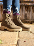 Custom Cranked Knit Socks