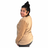 Scoop Neck French Terry Sweatshirt - Women’s Clothing - Size Small